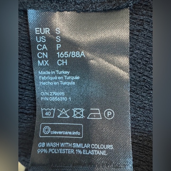 H&M Black Smocked Maxi Dress | Size Small - Picture 6 of 6